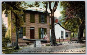 K48/ Point Pleasant Ohio Postcard c10 General Grant Birth Mentor Station 328