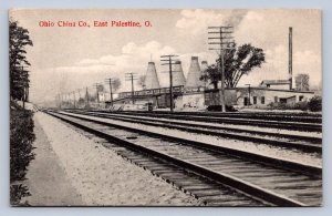 J87/ East Palestine Ohio Postcard c1910 Ohio China Company Factory 1193