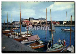 Modern Postcard Deauville Trouville The yacht basin and Casino in Trouville C...