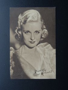 Actress JOAN BENNETT c1930's Mini Postcard