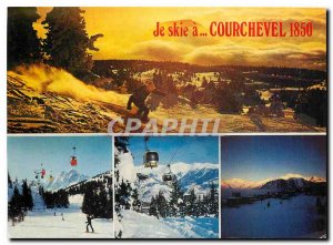 Postcard Modern Courchevel Savoie