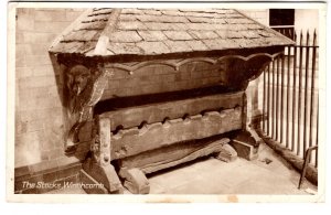 Stocks, Winchcombe, Tewkesbury, Gloucestershire, England, Used 1958, Real Photo