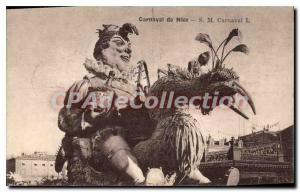 Old Postcard The Nice Carnival