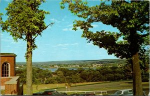 Postcard NB Fredericton from Campus of University of New Brunswick 1970s K48