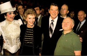 President Ronald Reagan and Nancy Reagan With Ann Miller and Mickey Rooney 13...