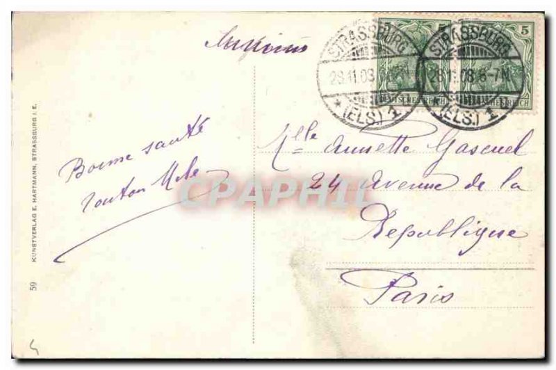 Old Postcard STRASBOURG