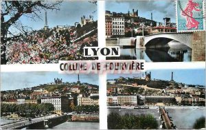 Postcard Modern Lyon Fourviere Hill