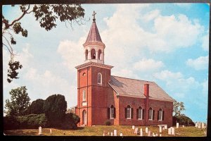 Vintage Postcard 1956 St. Francis Xavier (Old Bohemia) Church, Warwick Maryland
