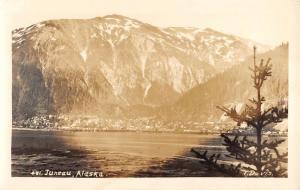 Juneau Alaska Scenic Mountain View Real Photo Antique Postcard K22823