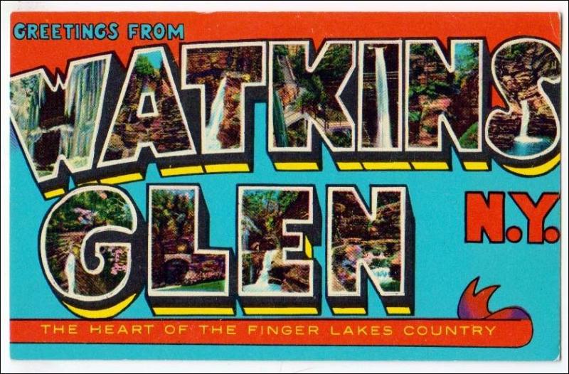 Large Letter, WATKINS GLEN NY