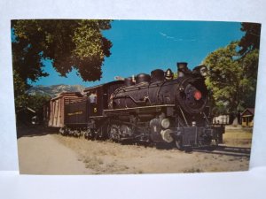 Railroad Postcard Virginia & Truckee 5 Line Locomotive Train Audio Visual RP350