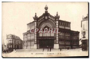 Old Postcard Auxerre Le Marche