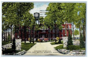 1955 Administration Building Central Bible Institute Springfield MO Postcard