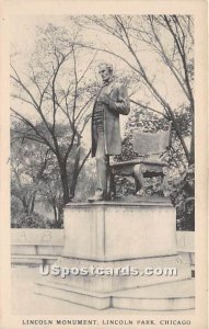 Lincoln Monument, Lincoln Park - Chicago, Illinois IL