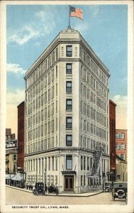 Lynn Massachusetts MA Security Trust Co c1900s-20s Postcard