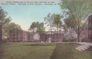 North Carolina Greensboro Winfield &  Weil Halls Univ Of North Carolina Al...