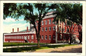 Postcard SCHOOL SCENE Iowa City Iowa IA AN9530