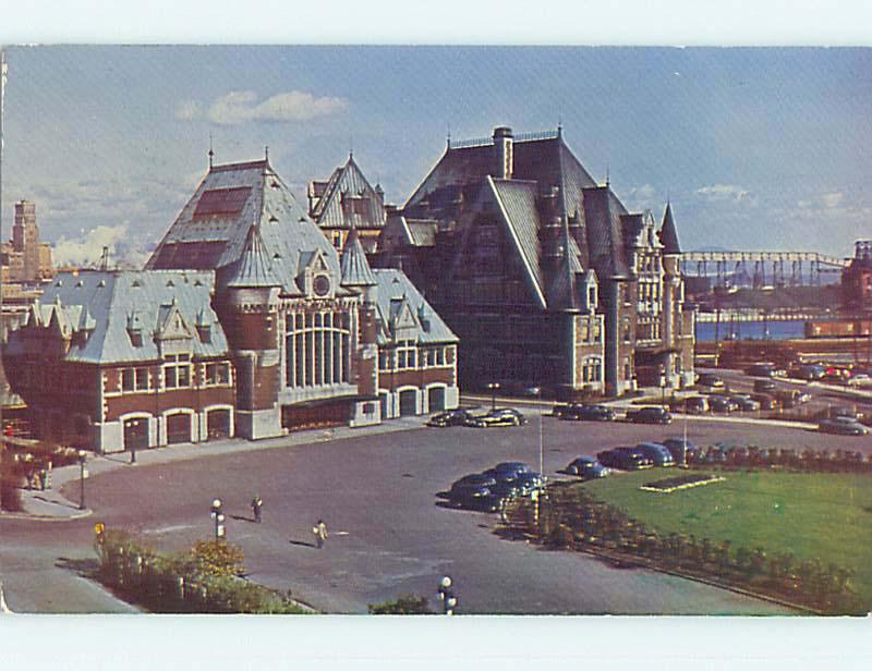 Pre-1980 TOWN VIEW SCENE Quebec City QC p9505