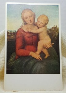 Small Cowper Madonna Raphael National Gallery of Art Vintage Postcard