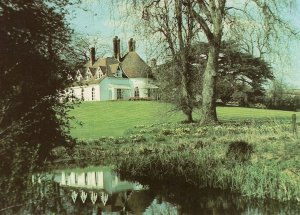 Houghton Lodge Stockbridge Hampshire Gardens Launch Invitation Postcard