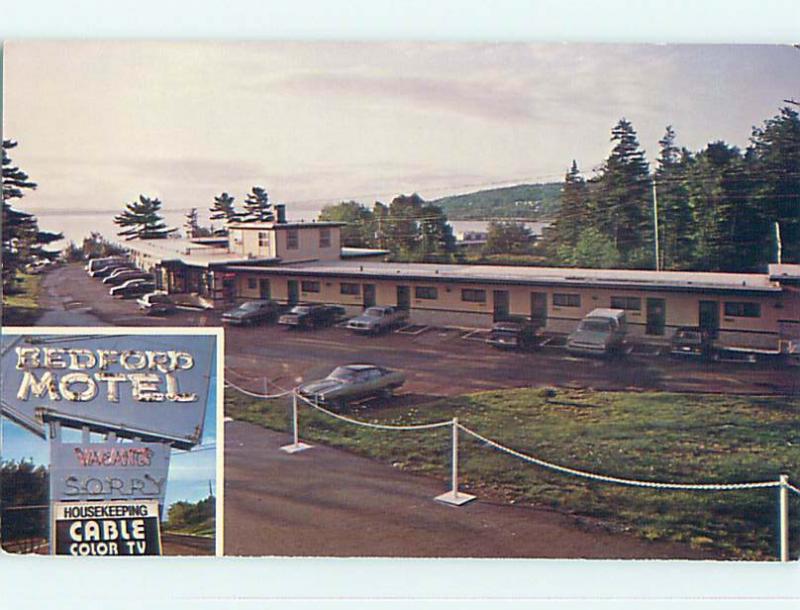 Unused 1980's BEDFORD MOTEL Bedford Nova Scotia NS o0270