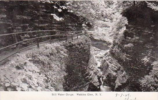 New York Watkins Glen Still Water Gorge