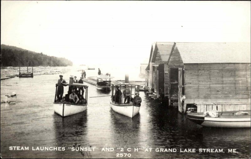 Maine Lake Steam Boat