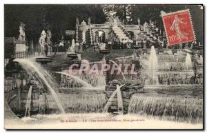 Postcard Old St Cloud Grandes Eaux Vue Generale