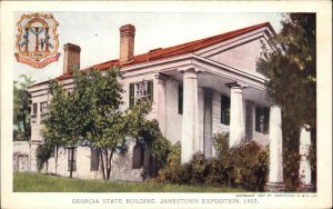 Jamestown Exposition 1907 Georgia State Bldg Postcard
