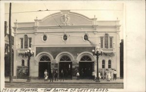 Unidentfied Empire Movie Theatre 1913 Film Battle of Gettysburg Posters RPPC