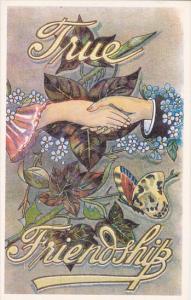 Birthday Holding Hands and Butterfly