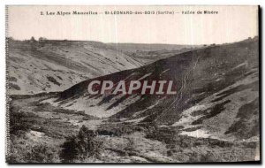 Old Postcard St Leonard Hood Alpes Mancelles Vallee Misere