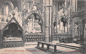 Tombs in Sanctuary Westminster Abbey United Kingdom, Great Britain, England U...