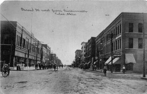 H75/ Tulsa Oklahoma Postcard c1910 Second Street Stores Cincinnati 124