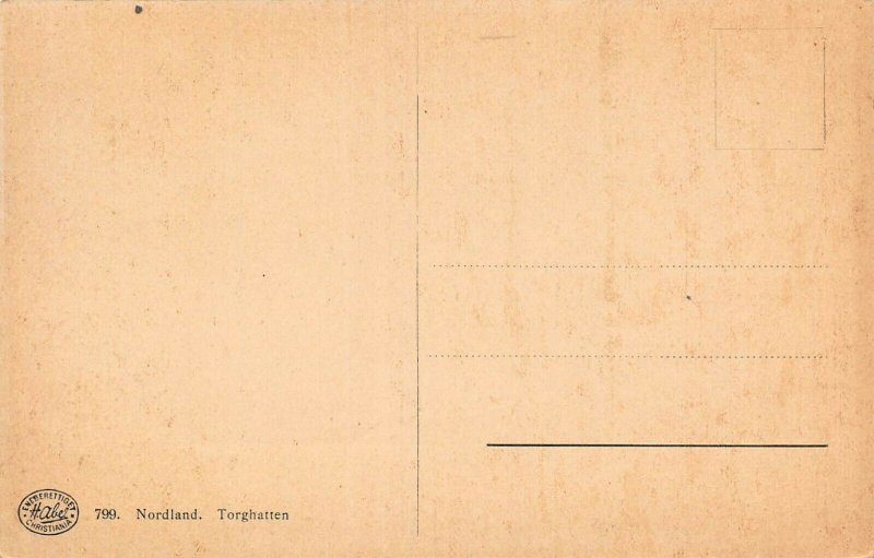 TORGHATTEN  BRONNOY NORDLAND NORWAY POSTCARD