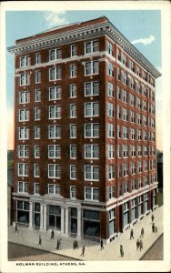 Athens Georgia GA Holman Building 1900s-20s Vintage Postcard
