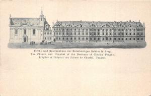 B64899 The Church and Hospital of the Brothers of Charity Prague Praha   czech