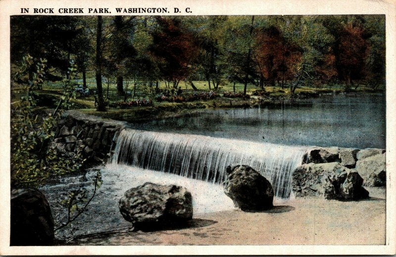 Vtg 1920s Rock Creek Park Washington DC Unused Postcard