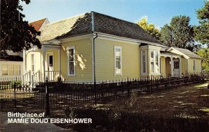 Birthplace of Mamie Doud Eisenhower 709 Carroll St. 50036 Boone, Iowa USA Vie...