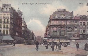 Belgium Brussells Street Place De La Bourse