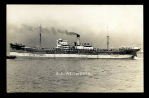 bf049 - Dalgliesh Cargo Ship - Ashworth , built 1920 - postcard B Feilden