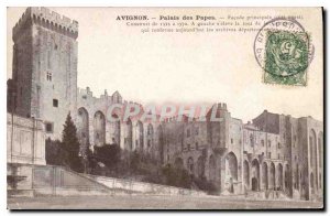 Postcard Old Avignon (Vaucluse) Palace of the Popes
