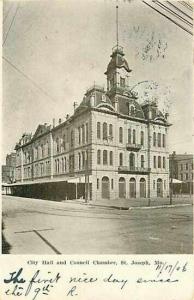 MO, Saint Joseph, Missouri, City Hall and Council Chamber