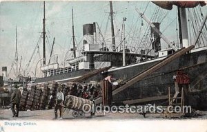 Shipping Cotton US Ship 1908 