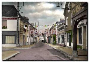 Modern Postcard La Guerche de Bretagne Rue d'Anjou