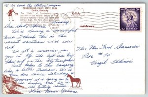 Cumberland Falls State Park - Corbin, Kentucky - 1959 - Postcard