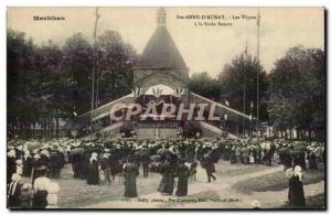 Ste Anne d & # 39auray Old Postcard The vespers at the Scala Sancta