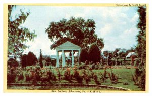 Postcard GARDEN SCENE Allentown Pennsylvania PA AQ1225