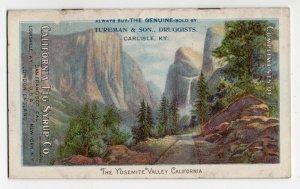 Yosemite Valley California Fig Syrup Ad Travel Illustrated Booklet AA78894