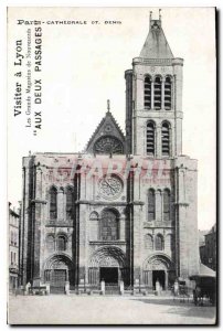 Postcard Old Paris Cathedrale St Denis